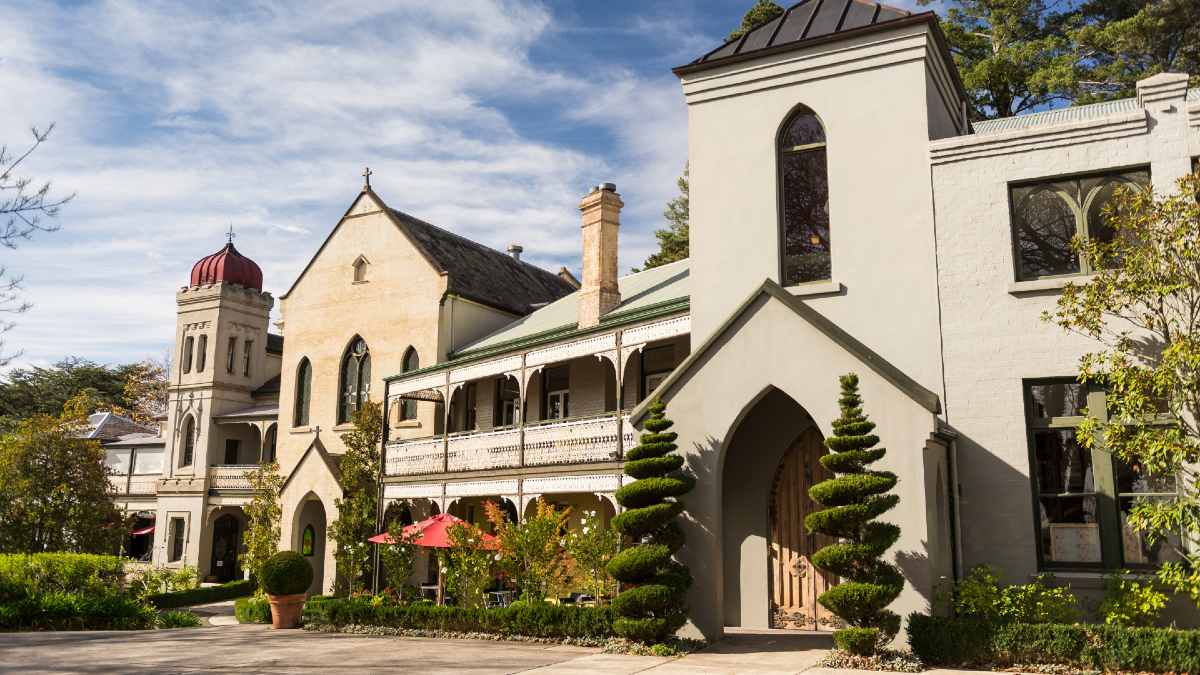 exterior of Convent Gallery in Daylesford