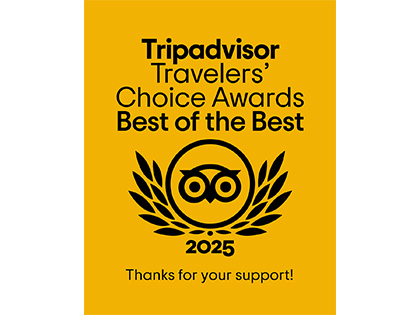 Trip advisor travelers choice award 2025