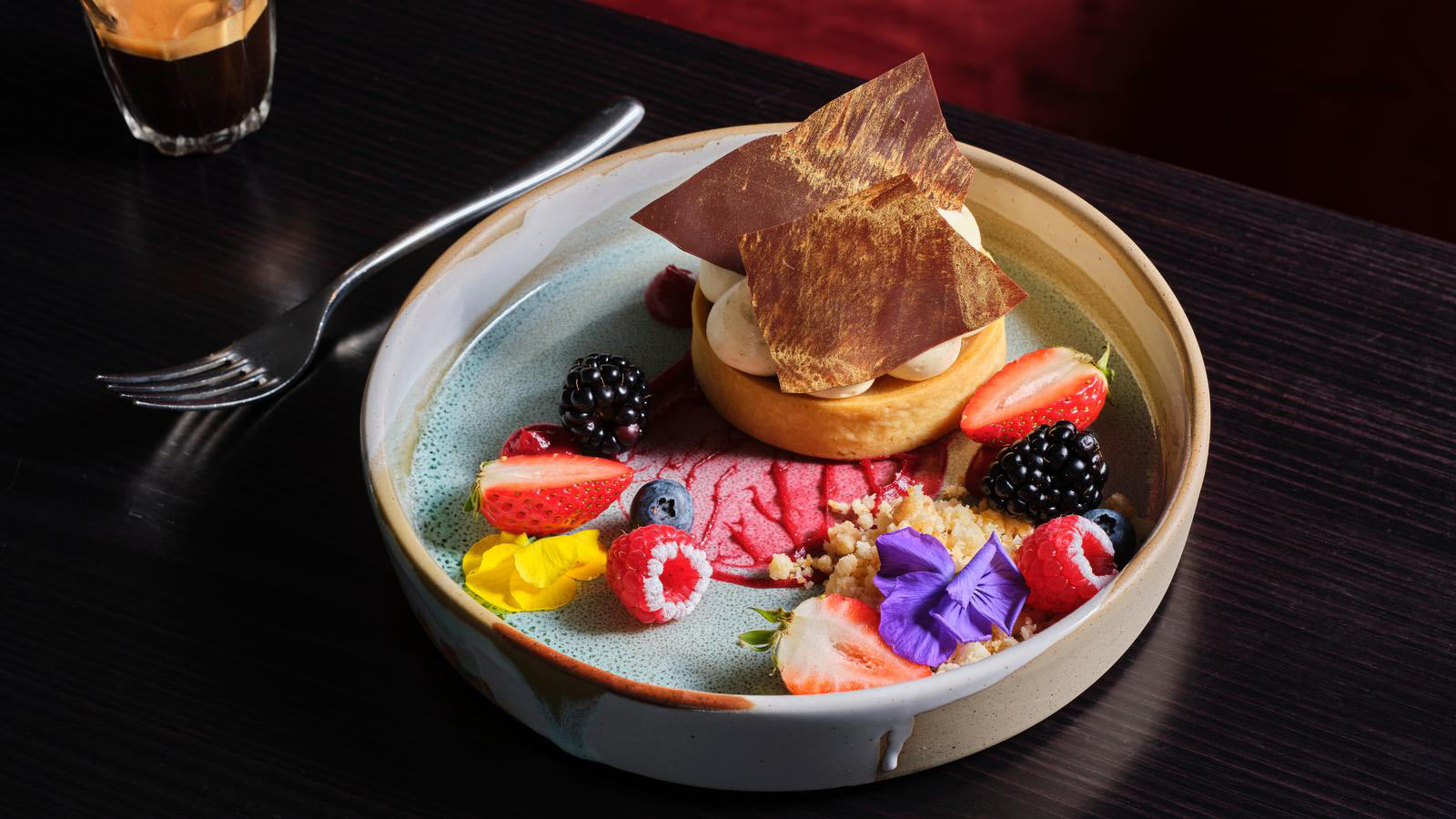 Dessert dish at Banyalla restaurant at RACV Healesville Country Club and Resort.