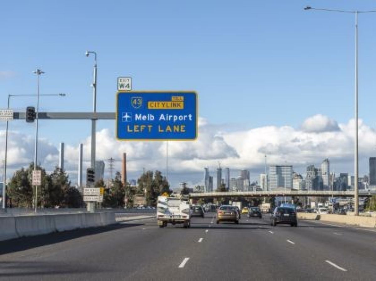 Drive to Melbourne airport