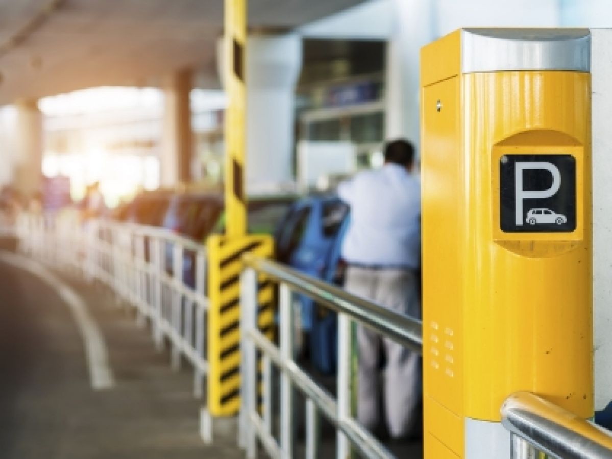 Parking area at an airport